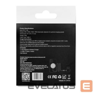 Адаптер Wozinsky  Wozinsky 15W Wireless Qi2 Inductive Charger - Black 