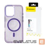 Чехол на заднюю панель Wozinsky  Wozinsky Glitter Case with Mag Safe for Samsung Galaxy S25 Ultra - Purple with Glitter 