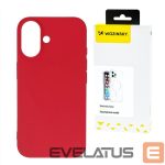 Чехол на заднюю панель Wozinsky  Wozinsky Silicone Case flexible silicone for Samsung Galaxy S25 Ultra - red 