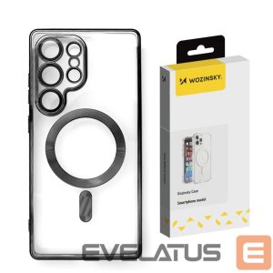 Чехол на заднюю панель Wozinsky  Wozinsky Electroplated Case with Magsafe for Samsung Galaxy S25+ - Black 