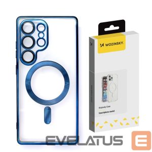 Чехол на заднюю панель Wozinsky  Wozinsky Electroplated Case with Magsafe for Samsung Galaxy S25+ - Blue 