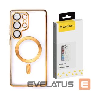 Чехол на заднюю панель Wozinsky  Wozinsky Electroplated Case with Magsafe for Samsung Galaxy S25+ - Gold 