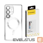 Чехол на заднюю панель Wozinsky  Wozinsky Electroplated Case with Magsafe for Samsung Galaxy S25+ - silver 