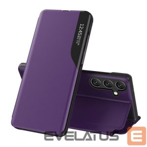 Чехол на заднюю панель Hurtel  Eco Leather View Case elegant case with flap and stand function for Samsung Galaxy A26 - purple 