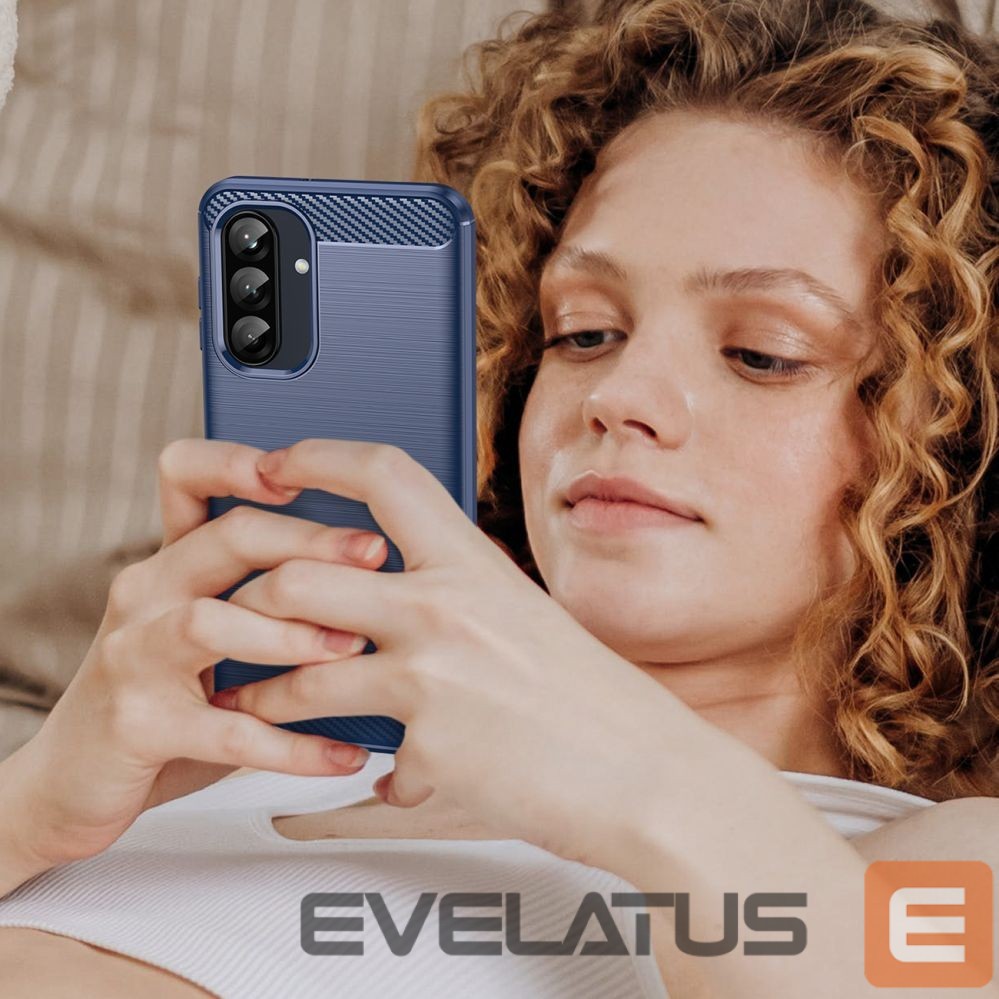 Чехол на заднюю панель Hurtel Carbon Case for Samsung Galaxy A26 - Blue