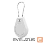 Чехол на заднюю панель Hurtel  Apple AirTag Case Waterproof with Steel Cable - White 
