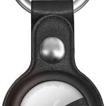 Чехол на заднюю панель Hurtel  Apple AirTag PU Leather Case - Black 