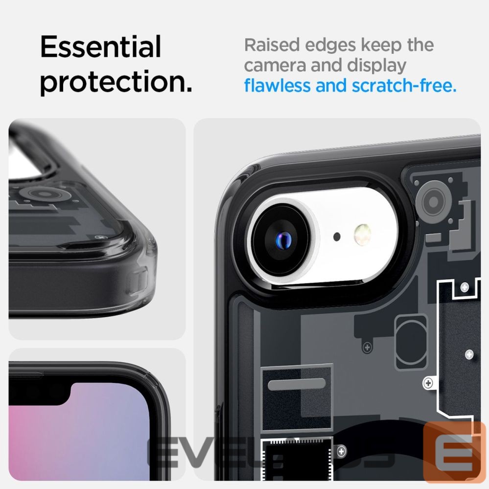 Чехол на заднюю панель Spigen Spigen Ultra Hybrid MagSafe Case for iPhone 16e Zero One - Black