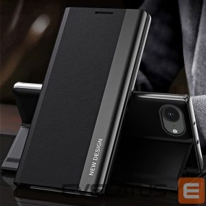Чехол на заднюю панель Hurtel  Sleep Case Pro for iPhone 16e with Flip and Stand - Black 