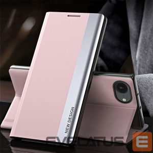 Чехол на заднюю панель Hurtel  Sleep Case Pro for iPhone 16e with flap and stand - pink 