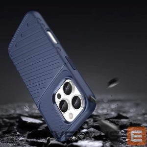 Чехол на заднюю панель Hurtel  Thunder Case for iPhone 16e Silicone Armored Cover - Blue 