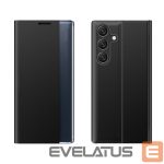 Чехол на заднюю панель Hurtel  New Sleep Case Cover with Flip and Stand for Samsung Galaxy S25 Edge - Black 