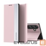 Чехол на заднюю панель Hurtel  Sleep Case Pro for Samsung Galaxy S25 Edge with Flip and Stand - Pink 