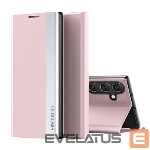 Чехол на заднюю панель Hurtel  Sleep Case Pro for Samsung Galaxy S25 Edge with Flip and Stand - Pink 