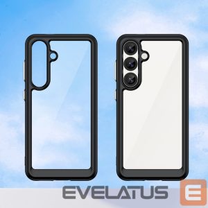 Чехол на заднюю панель Hurtel  Outer Space Case for Samsung Galaxy S25 Edge Cover with Flexible Frame - Black 