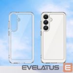 Чехол на заднюю панель Hurtel  Outer Space Case for Samsung Galaxy S25 Edge Cover with Flexible Frame - Transparent 