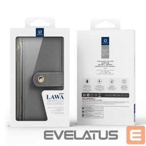 Чехол на заднюю панель Dux Ducis  Dux Ducis Lawa Leather Case for iPhone 16 - Gray 