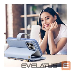 Чехол на заднюю панель Dux Ducis  Dux Ducis Lawa Leather Case for iPhone 15 Pro Max - Blue 