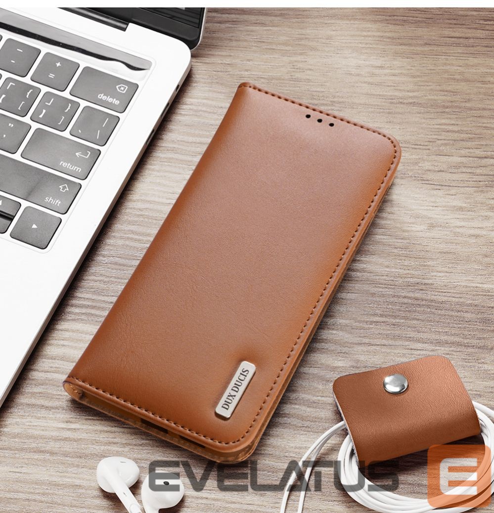 Чехол на заднюю панель Dux Ducis Dux Ducis Hivo Samsung Galaxy S25 Edge Case with Flip and RFID Protection - Brown