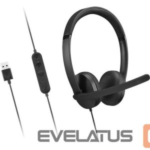 Проводные наушники Lenovo  Headset | USB-A Stereo Gen 2 | Built-in microphone | Wired | Black 