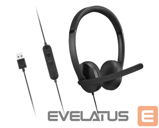 Проводные наушники Lenovo Headset | USB-A Stereo Gen 2 | Built-in microphone | Wired | Black
