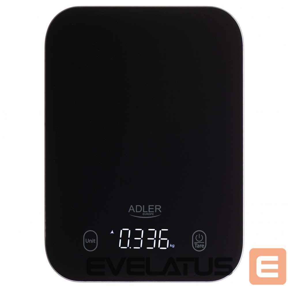 Кухонные весы Adler Kitchen Scale | AD 3181b | Graduation 1 g | Display type LED | Black