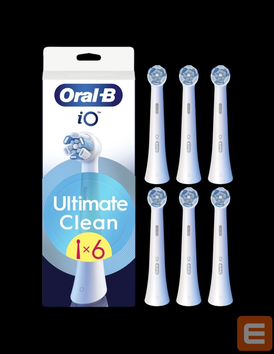 Зубная щётка Oral-B Replaceable toothbrush heads | iO UltimateClean | Heads | For adults | Number of brush heads included 6 | White