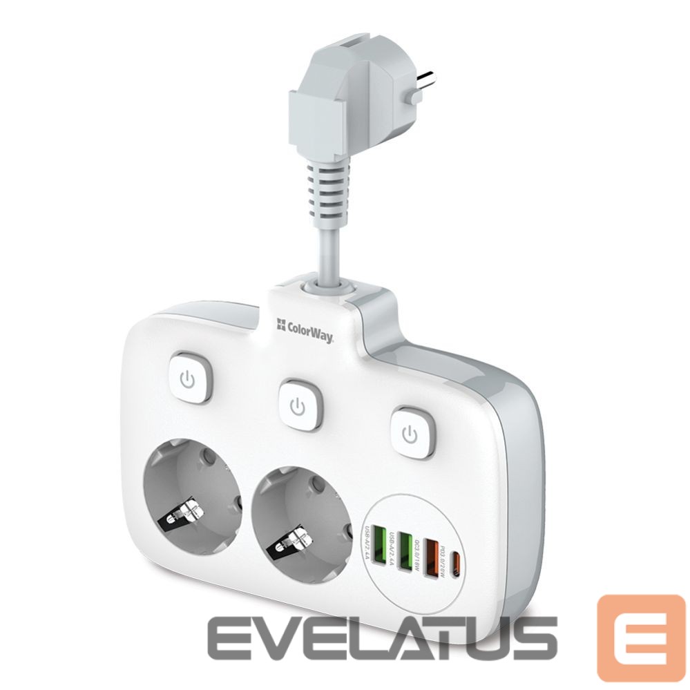 Кабель ColorWay Power Socket | CW-CHE24PDW