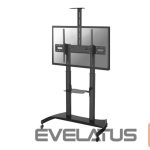 Кронштейн для телевизора NEOMOUNTS  PLASMA-M1950E TV trolley - 60-100" - max 100 kg - manual h 134-166 cm - VESA 200x200-1000x600 - incl. cam/hardware shelf - black 