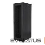 Серверы Lanberg  Rack cabinet 19" free-standing 42U/800x1000 (flat pack) with mesh door, black | 