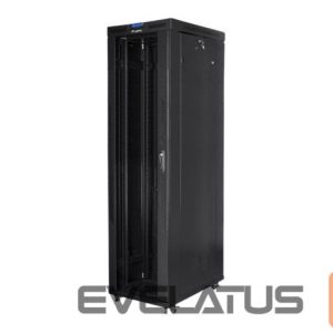Серверы Lanberg  Rack cabinet 19" free-standing 47U/800x1000 (flat pack) with glass door lCD V2, black | 