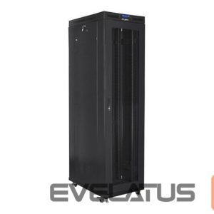 Серверы Lanberg  Rack cabinet 19" free-standing 47U/800x1000 (flat pack) with mesh door lCD V2, black | 