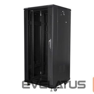 Другие товары Lanberg  | Rack cabinet 19" free-standing 27U/600x600 (flat pack) | FF01-6627-12B | Black 