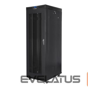 Другие товары Lanberg  | Rack cabinet 19" free-standing 37U/800x1000 (flat pack) with glass door lCD V2 | FF01-8037-23BL | Black 