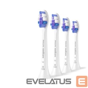 Зубная щётка Philips  Replacement brush heads | HX6054/87 Sonicare Sensitive | Heads | For adults | Number of brush heads included 4 | White 