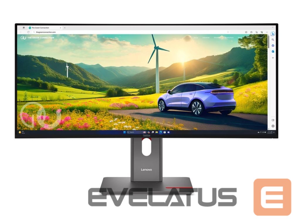 Монитор Lenovo ThinkVision | P34WD-40 | 34 " | IPS | 21:9 | 120 Hz | 4 ms | 3440x1440 pixels | 350 cd/m² | HDMI ports quantity 1 | Eclipse black | Warranty 36 month(s)