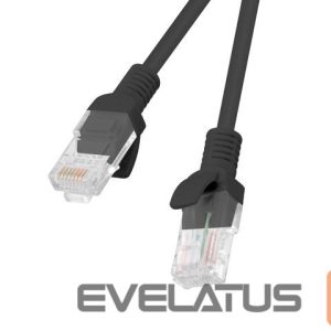 Аксессуар для мониторов Lanberg  Patchcord CAT.5E UTP | PCU5-10CC-0050-BK | 0.5 m 