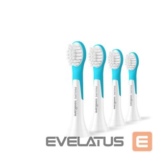 Зубная щётка Philips  Toothbrush Heads | HX6034/90 Sonicare For Kids3+ | Heads | For children | Number of brush heads included 4 | White/Blue 