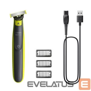 Бритва Philips  Shaver | QP2724/23 OneBlade | Operating time (max) 45 min | Wet & Dry | NiMH | Black/Lime 