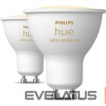 LED лампочка Philips Hue  Smart Spotlight, 2 pcs pack | GU10 | 4.2 W | Warm to cool white light 