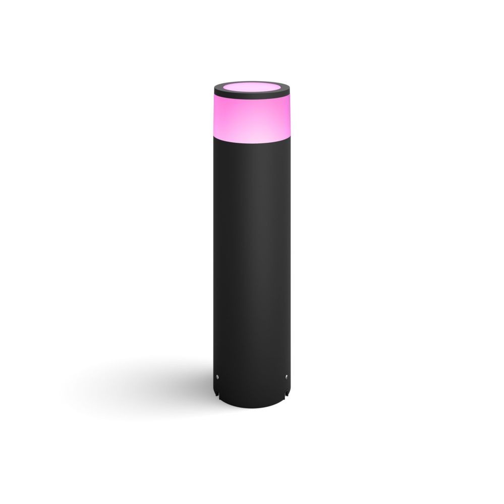 Настольная лампа Philips Hue WCA Calla Outdoor Large Bollard, Black | 8 W | 2000-6500 Hue White Colour Ambiance