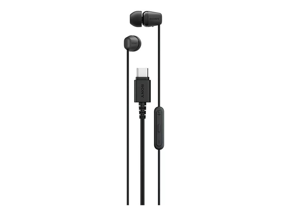 Беспроводные наушники Sony IER‑EX15C USB‑C Wired Earbuds with Mic, Black |