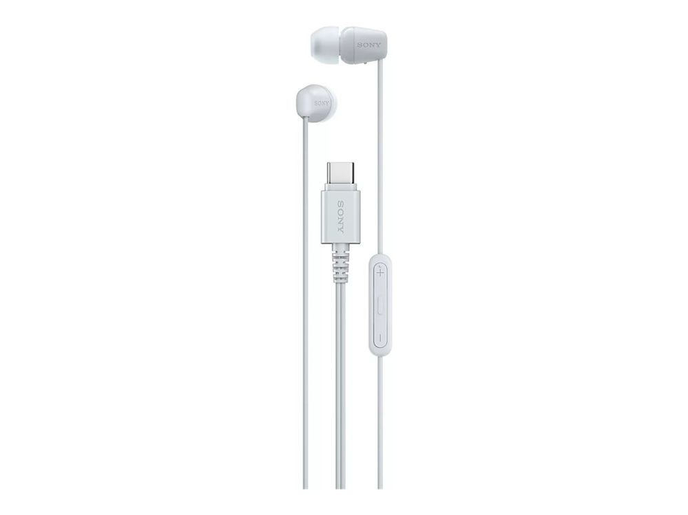 Беспроводные наушники Sony IER‑EX15C USB‑C Wired Earbuds with Mic, White |