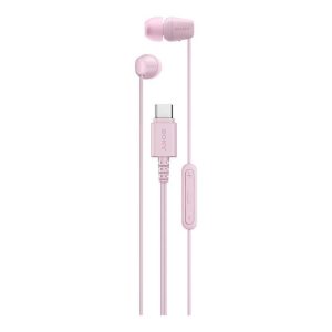 Беспроводные наушники Sony  IER‑EX15C USB‑C Wired Earbuds with Mic, Pink | 