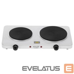 Электрическая печь Adler  Hot Plate | AD 6520 | Number of burners/cooking zones 2 | White | Electric 