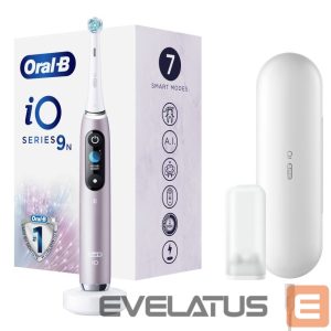Зубная щётка Oral-B  Electric Toothbrush | iO9 Series 9 | Rechargeable | For adults | Number of brush heads included 1 | Number of teeth brushing modes 7 | Rose Quartz 