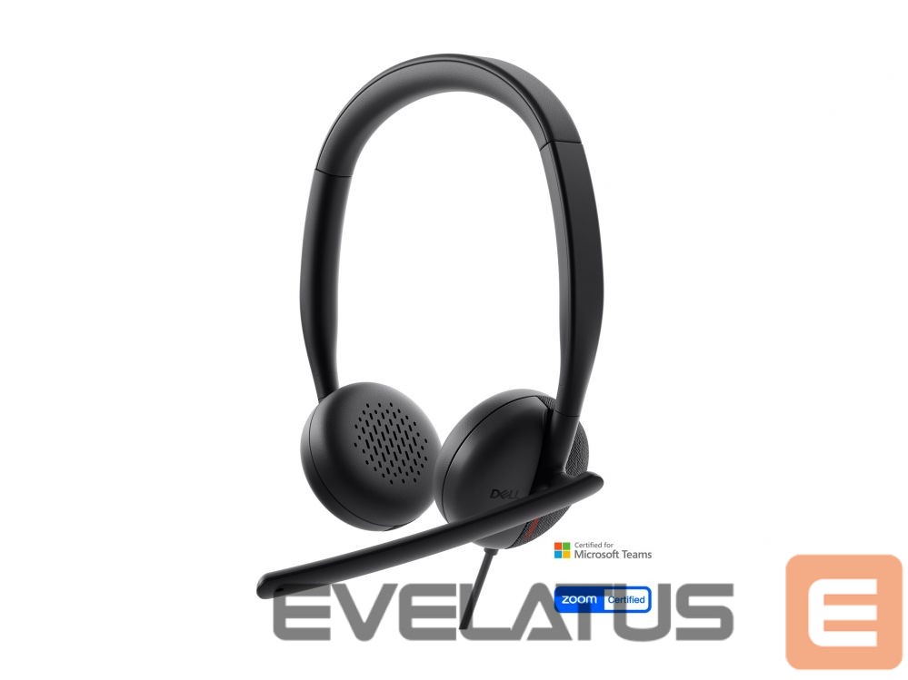 Проводные наушники Dell Headset WH3024 Built-in microphone USB-C, USB-A Black