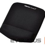 Компьютерная мышь Fellowes  Mouse pad with wrist support PlushTouch, black 