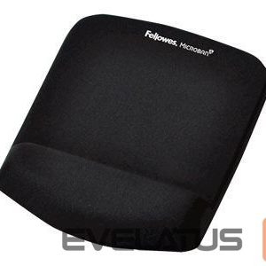 Компьютерная мышь Fellowes  Mouse pad with wrist support PlushTouch, black 