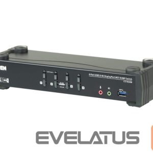 Сервер - Прочие аксессуары Aten  | 4-Port USB3.0 4K DisplayPort KVMP Switch with Built-in MST Hub | CS1924M 